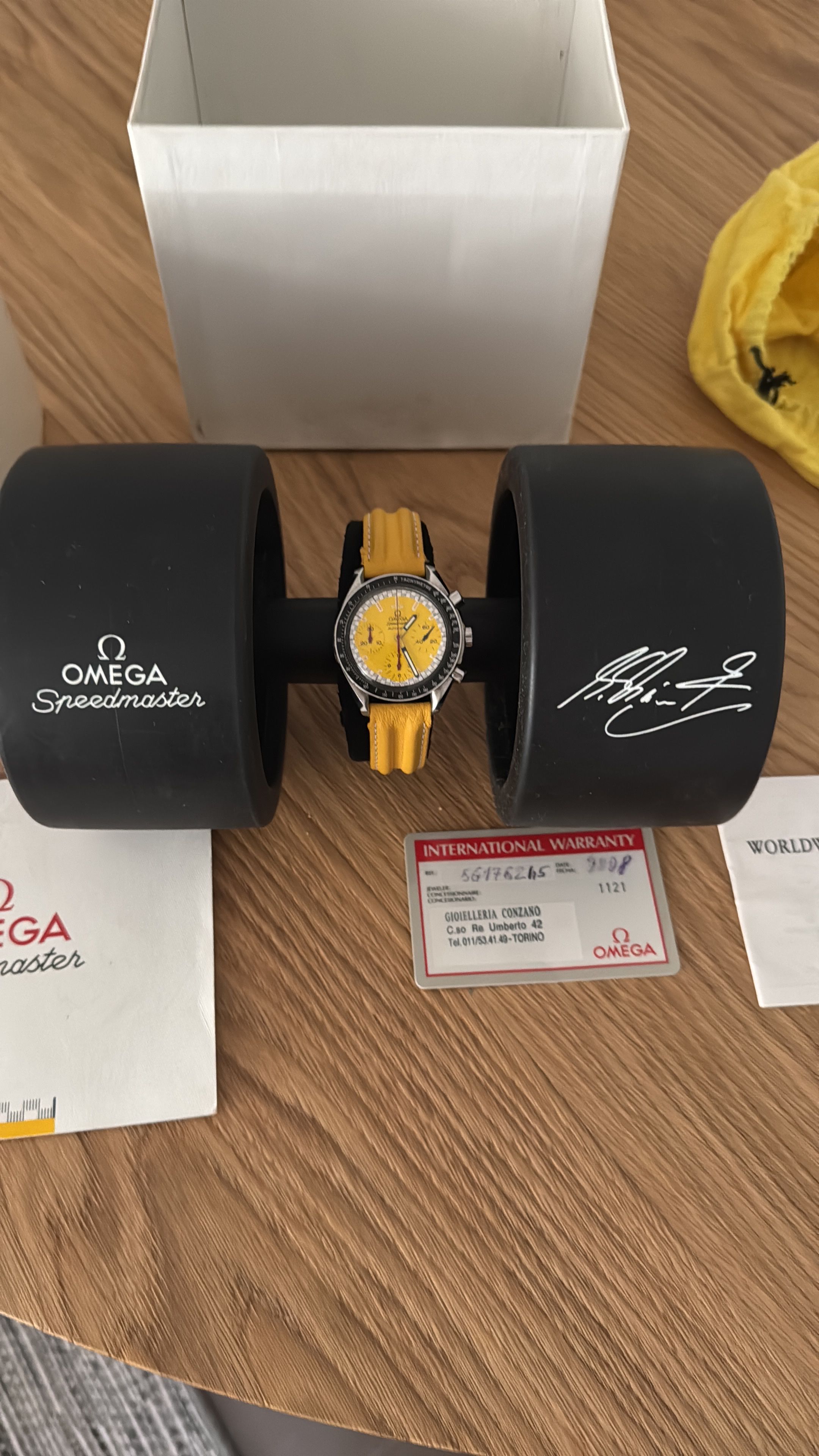Omega Speedmaster reduced Schumacher