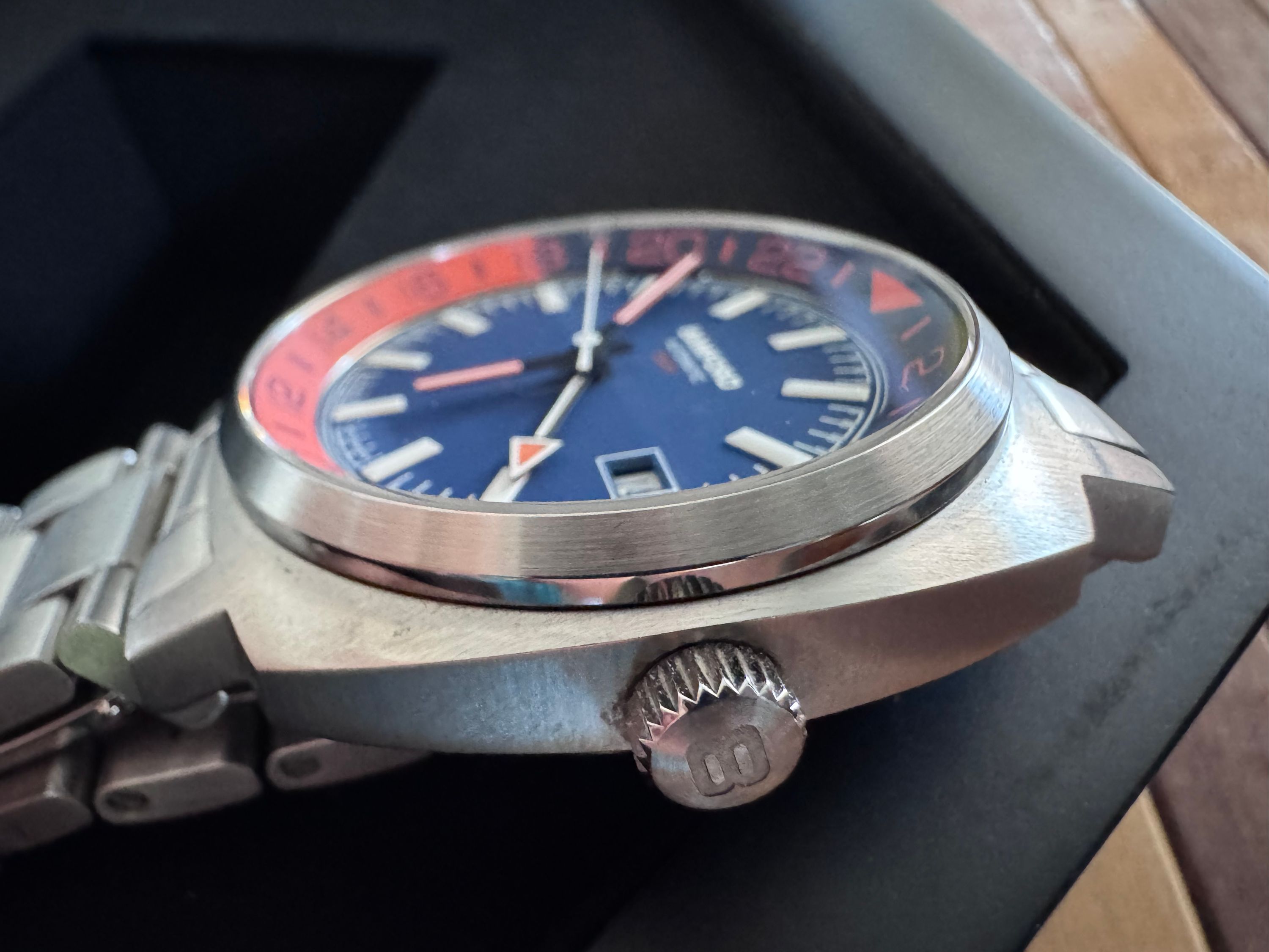 Altro gmt Navy/orange bamford london — foto