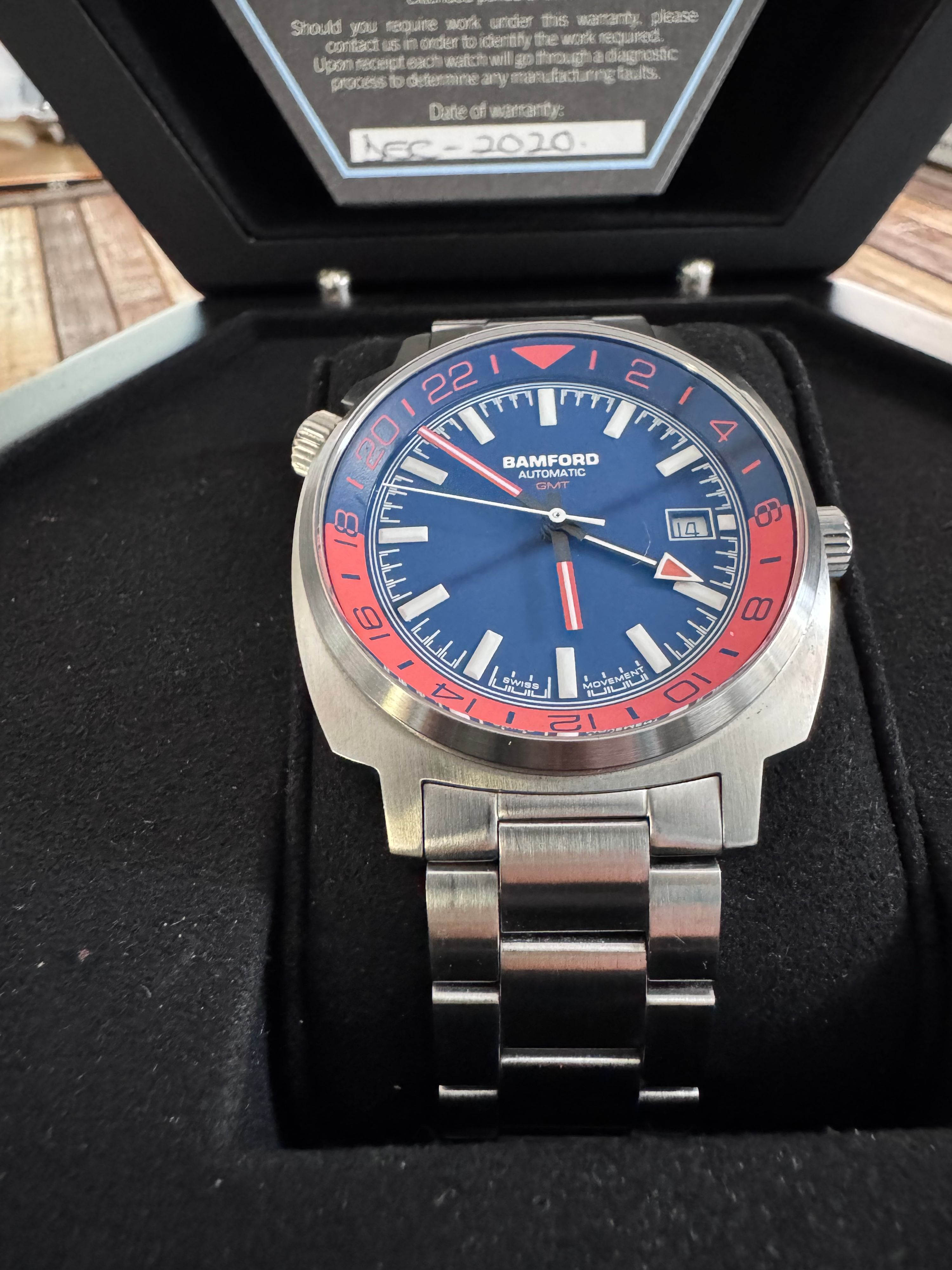 Altro gmt Navy/orange bamford london