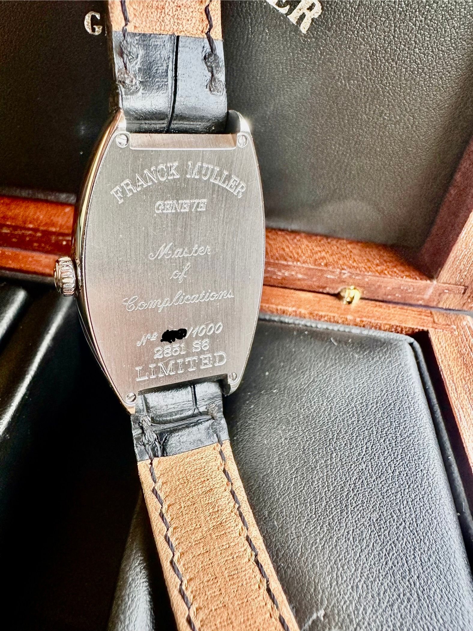 Franck muller Curvex Limited Edition 2851S6 1000pz mondo — foto