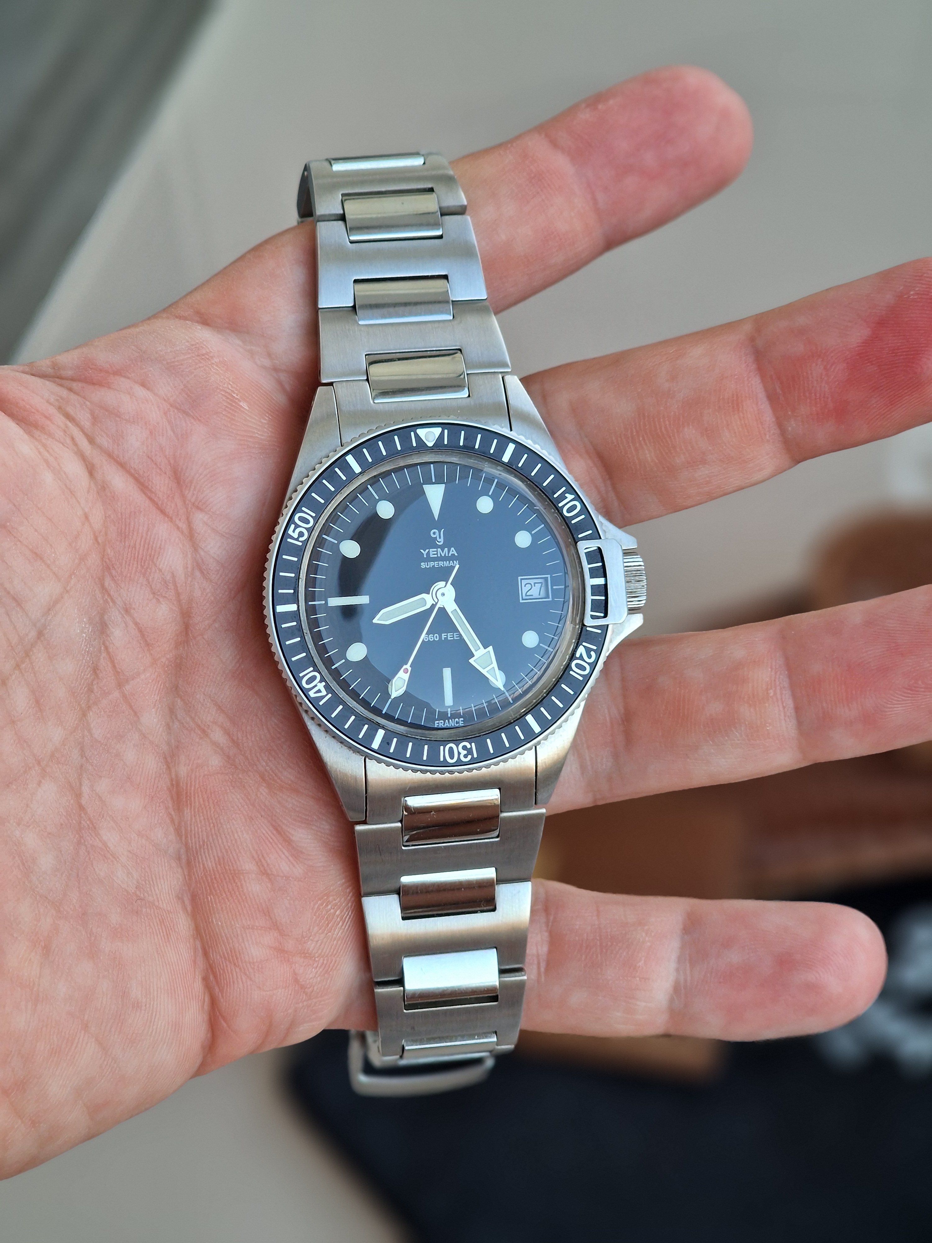 Yema Superman heritage 39 quartz — foto