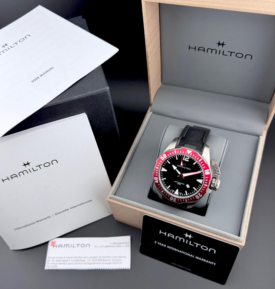 Hamilton Khaki Navy Frogman Titanium Auto — foto