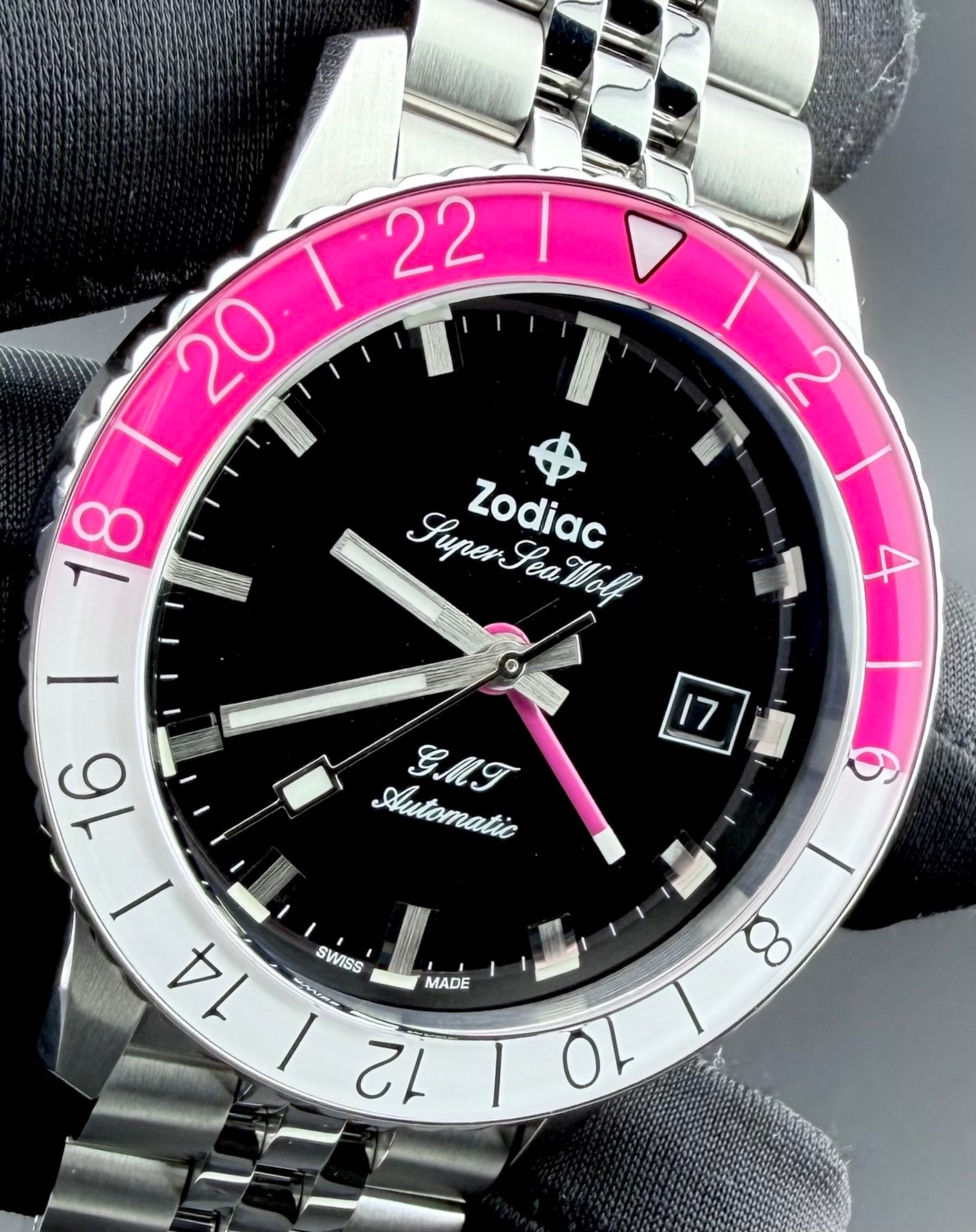 Zodiac Super Sea Wolf Gmt Automatic