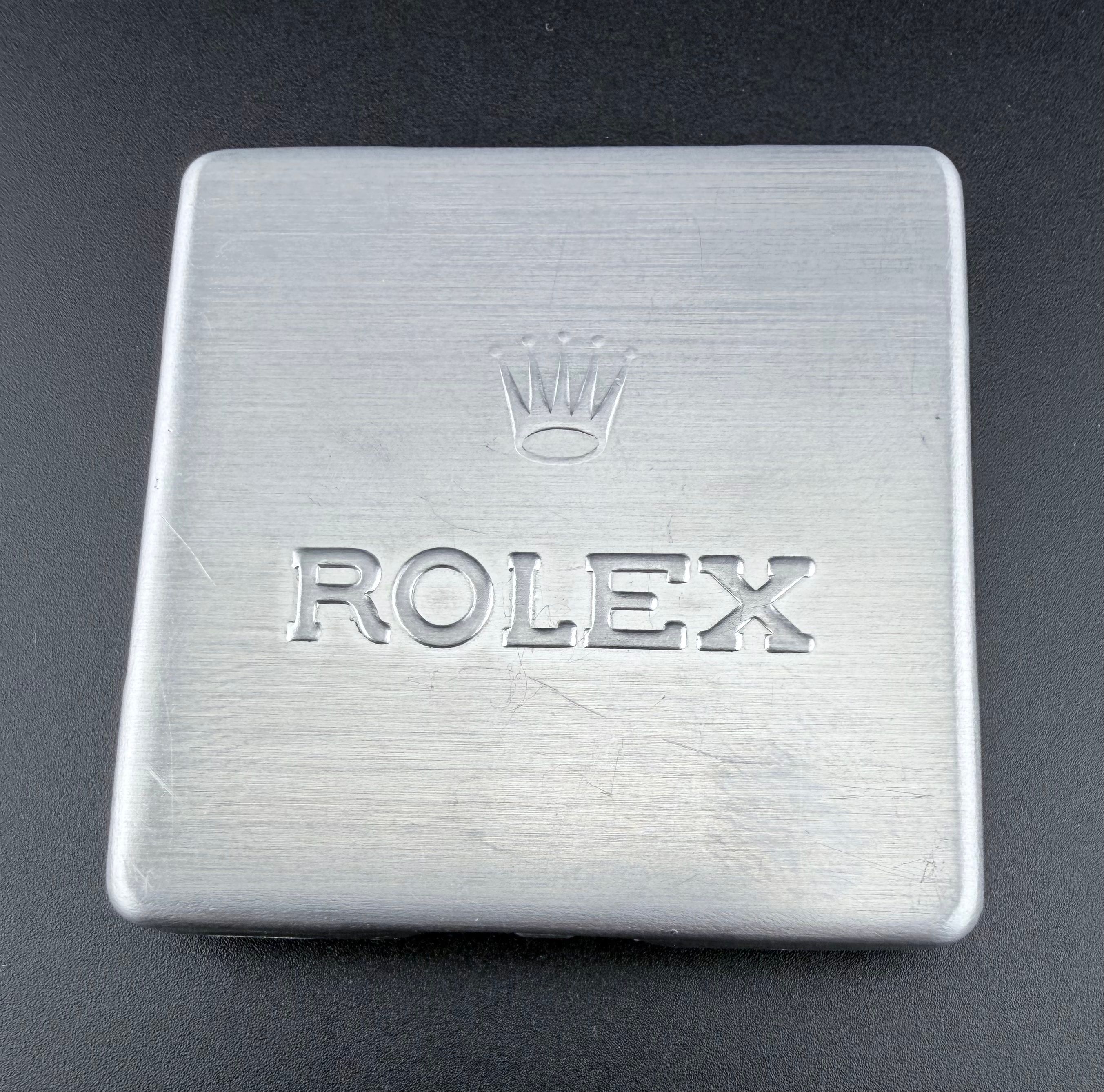 Rolex scatolina metallica