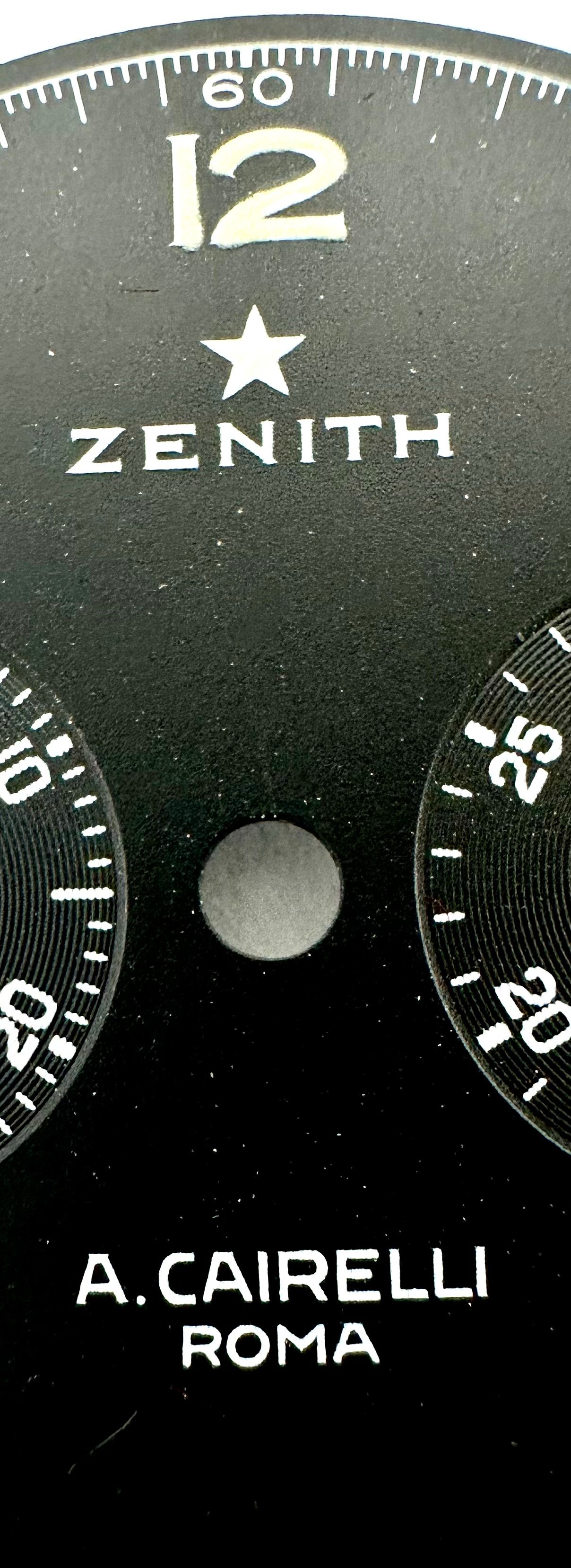 Zenith Cairelli quadrante originale perfetto — foto