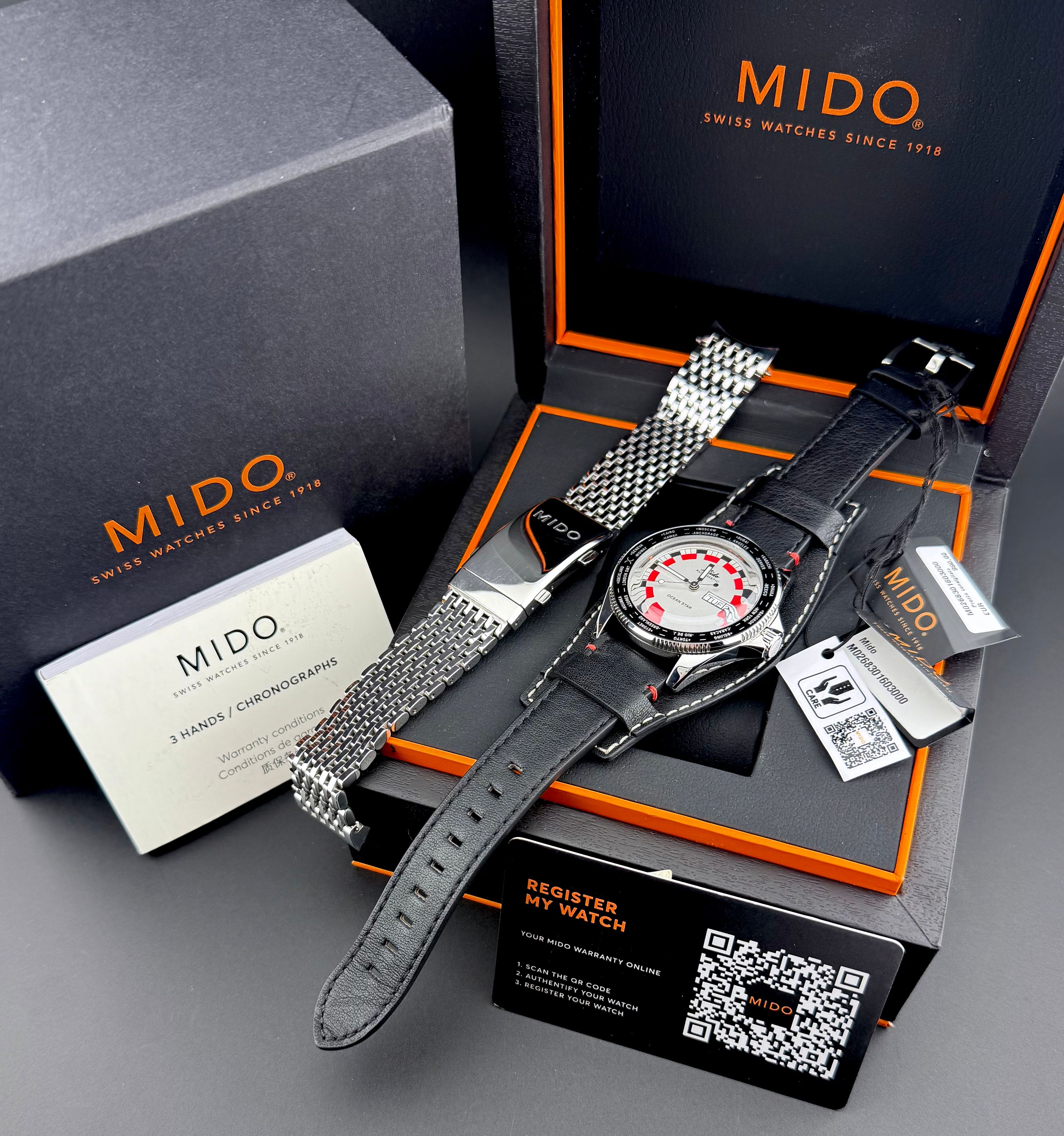 Mido Ocean Star Worldtime — foto