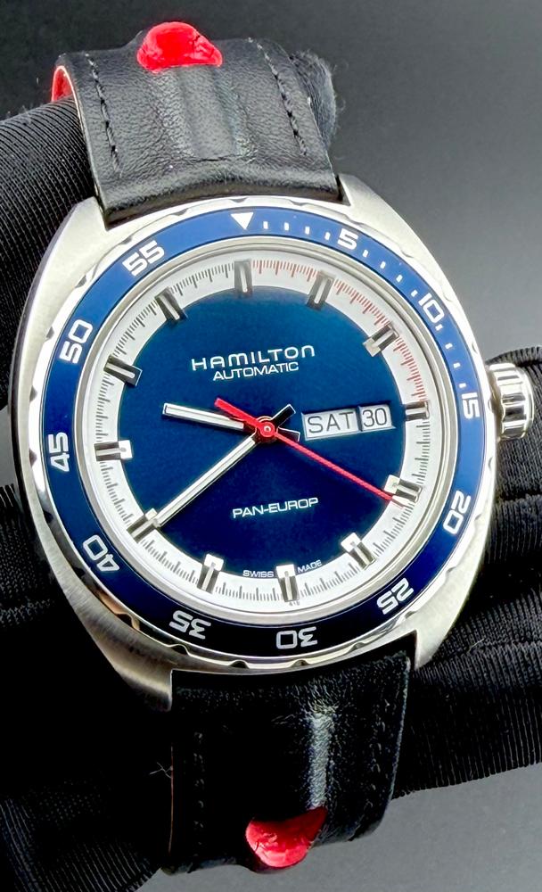 Hamilton Pan Europ Day Date Auto — foto