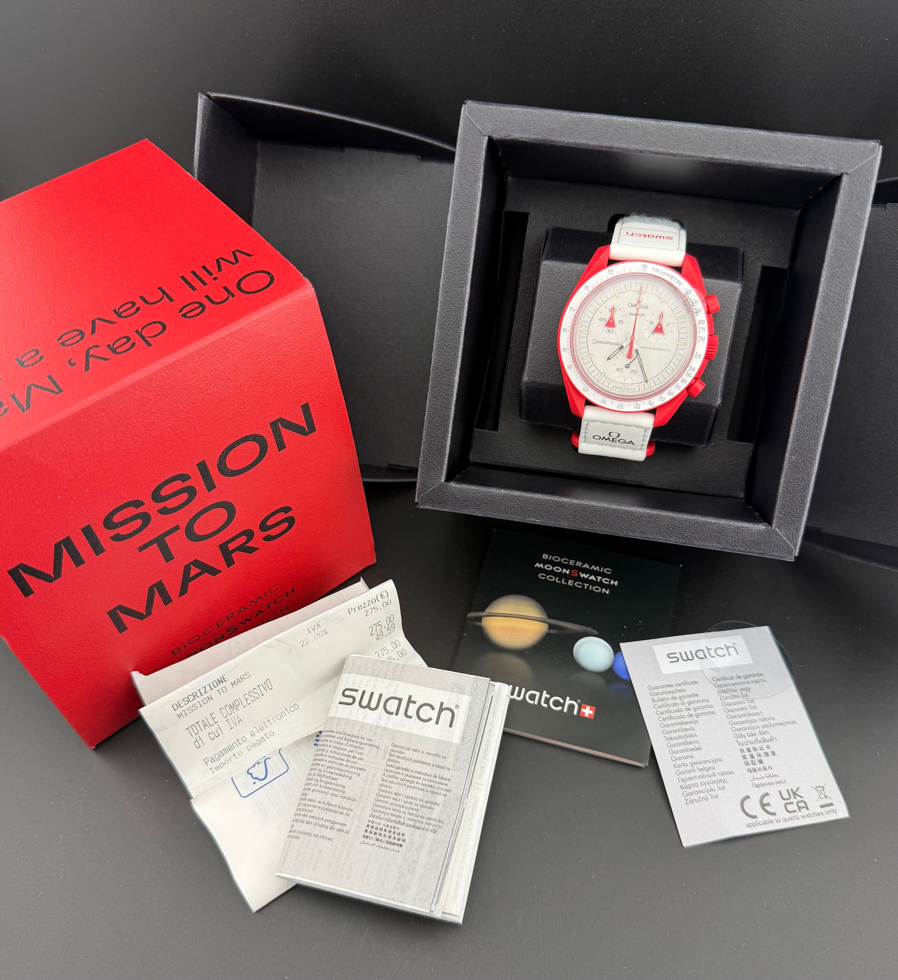 Swatch Moonswatch Mission To Mars — foto
