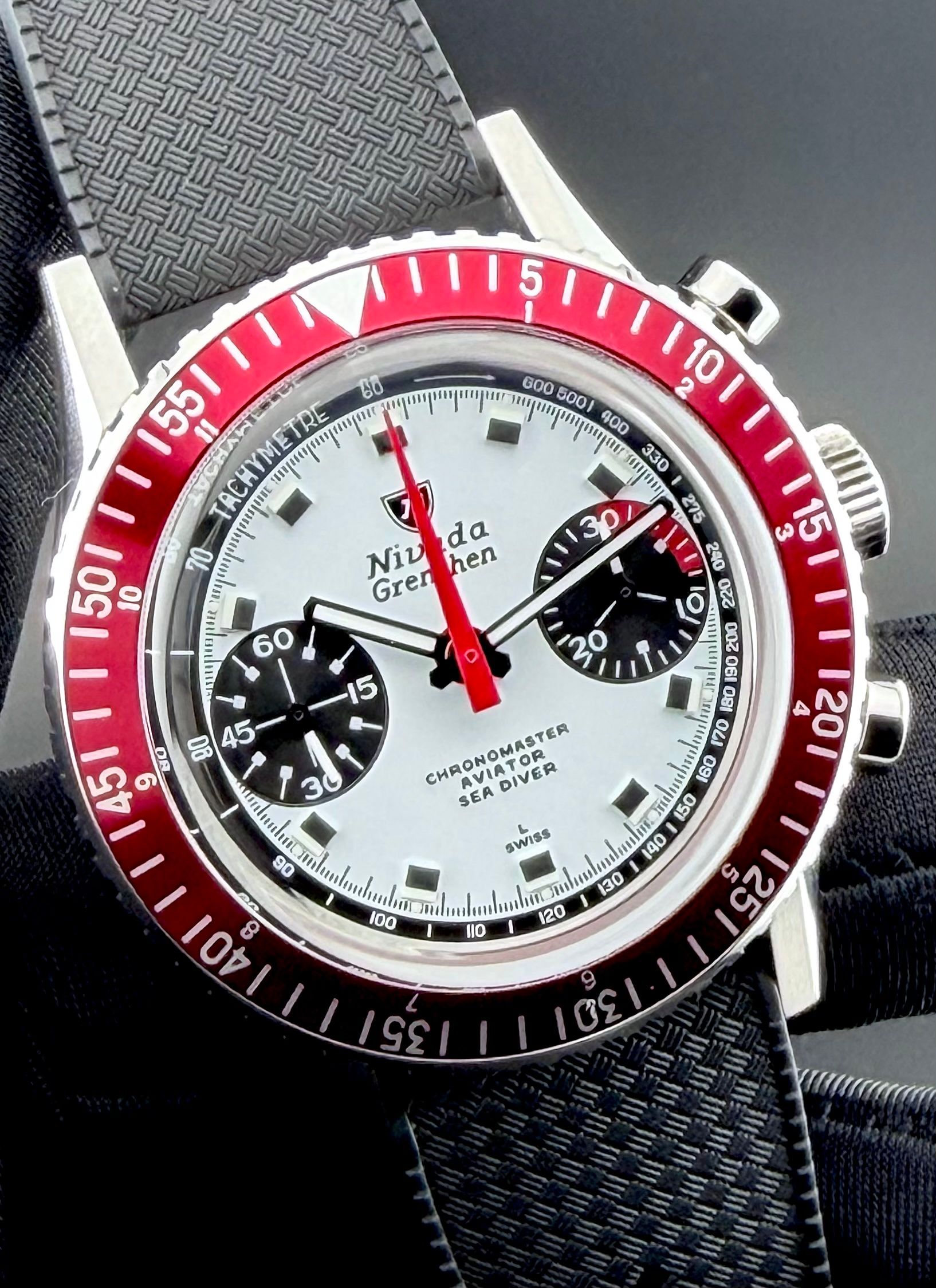 Nivada Chronomaster Panda — foto