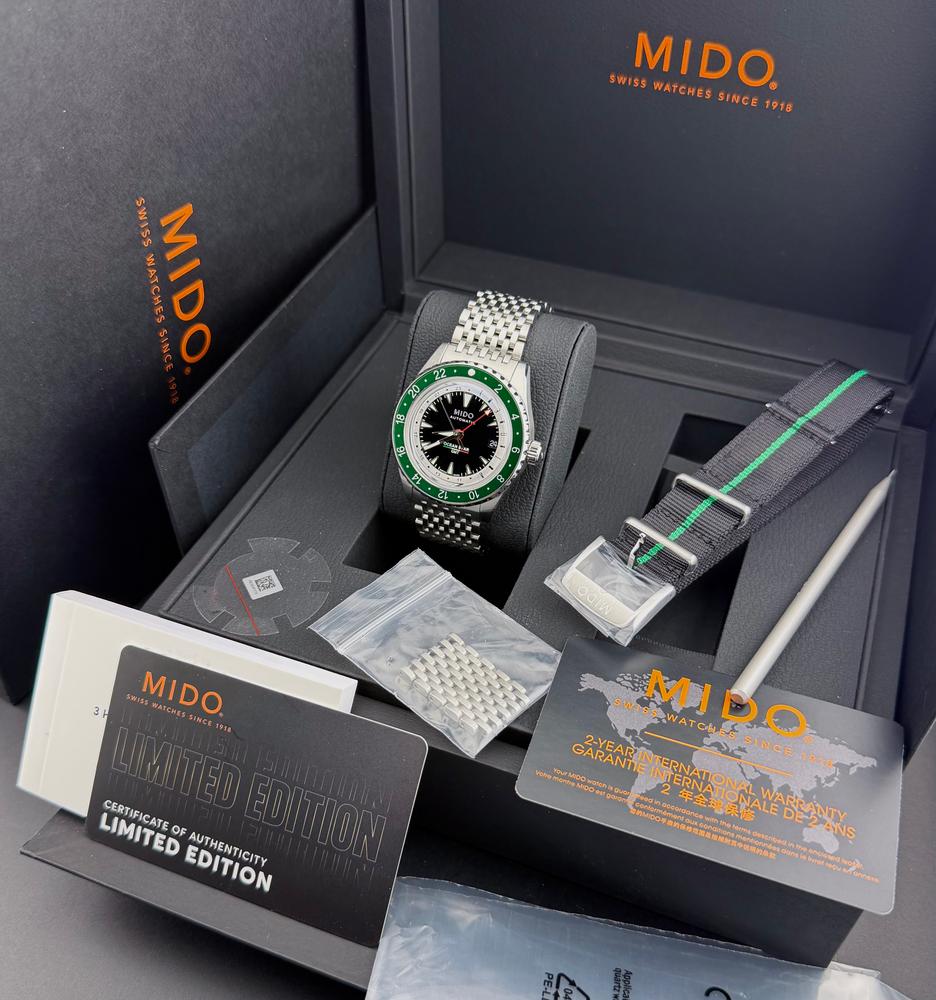 VENDUTO — Mido Ocean Star GMT “Italia” Limited Edition — foto
