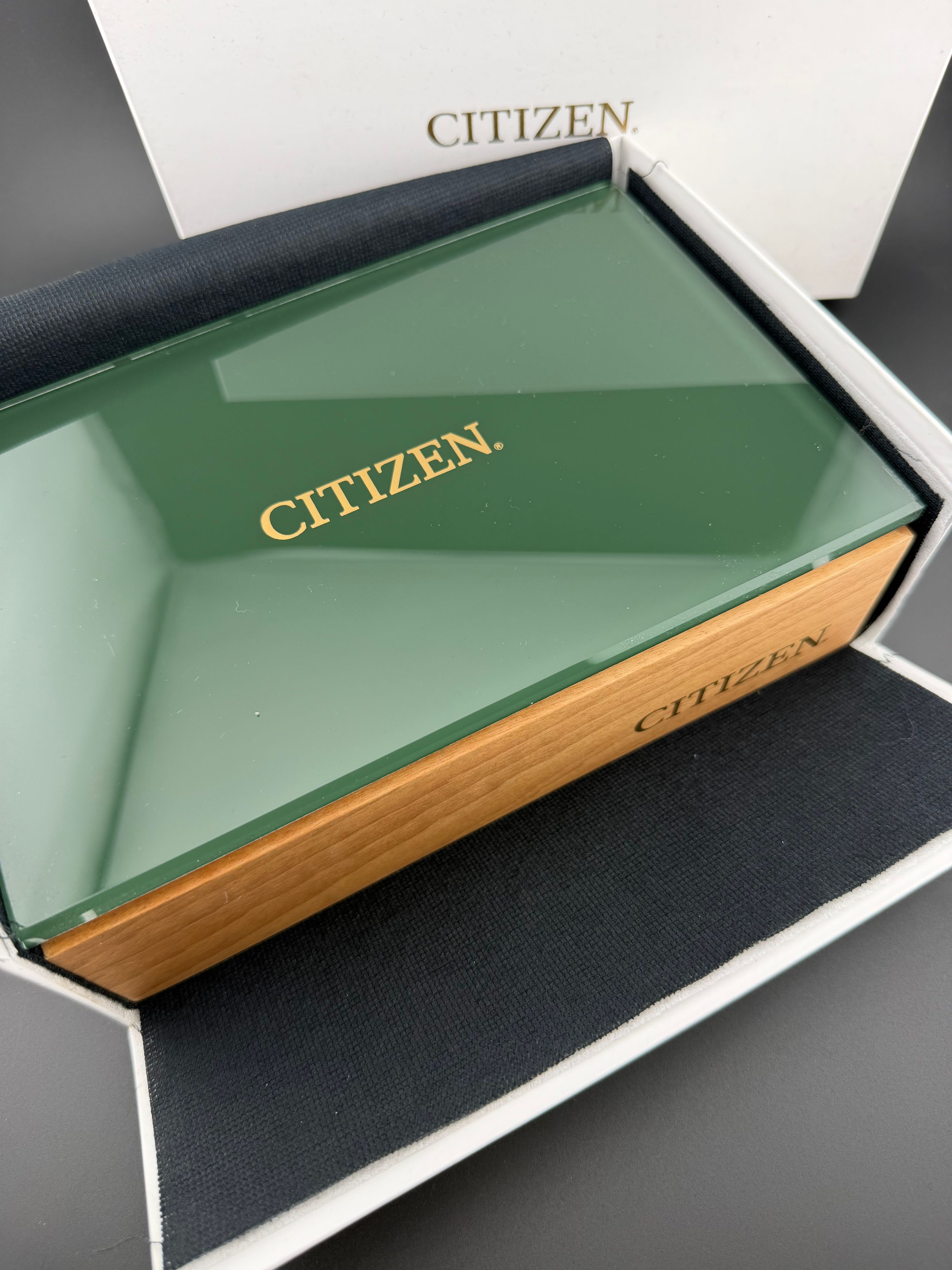 Scatola Citizen legno completa anni 2010