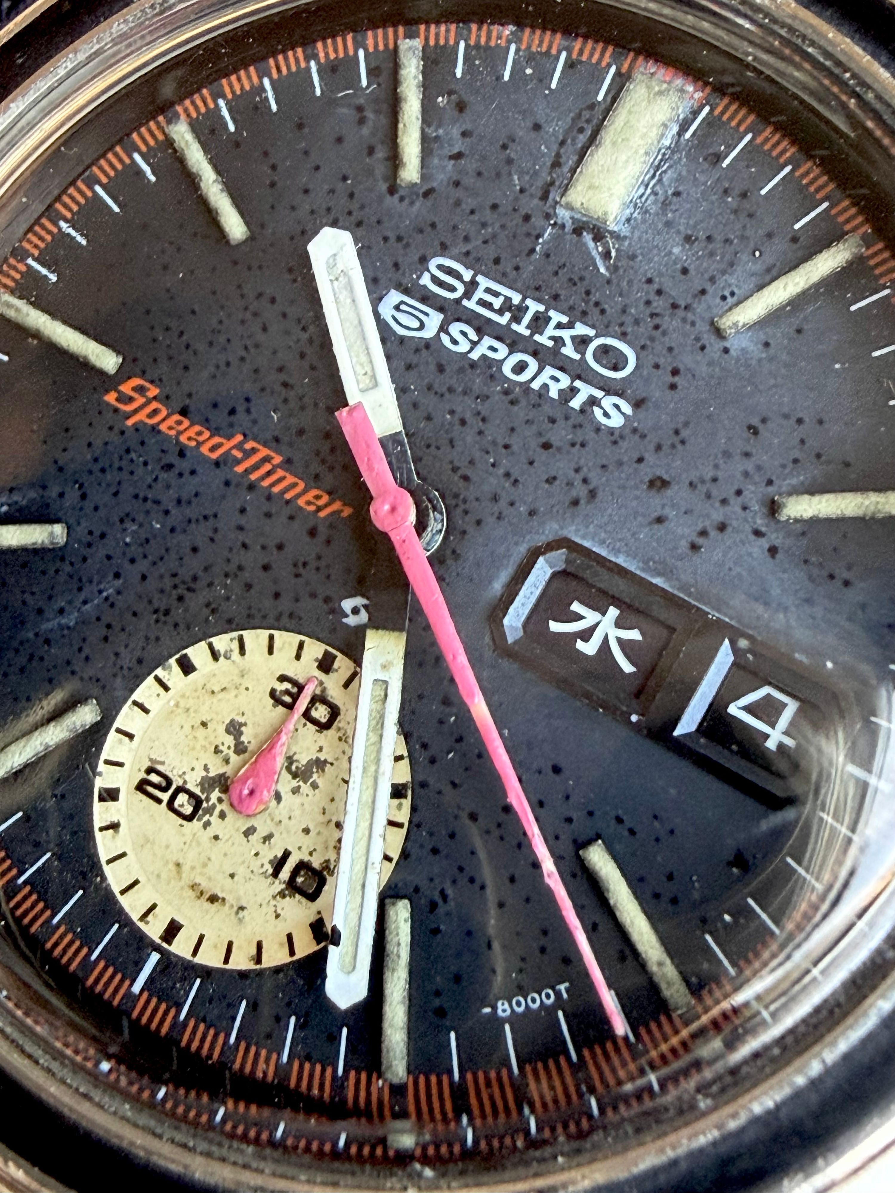 Seiko 5 Sports Speedtimer vintage — foto