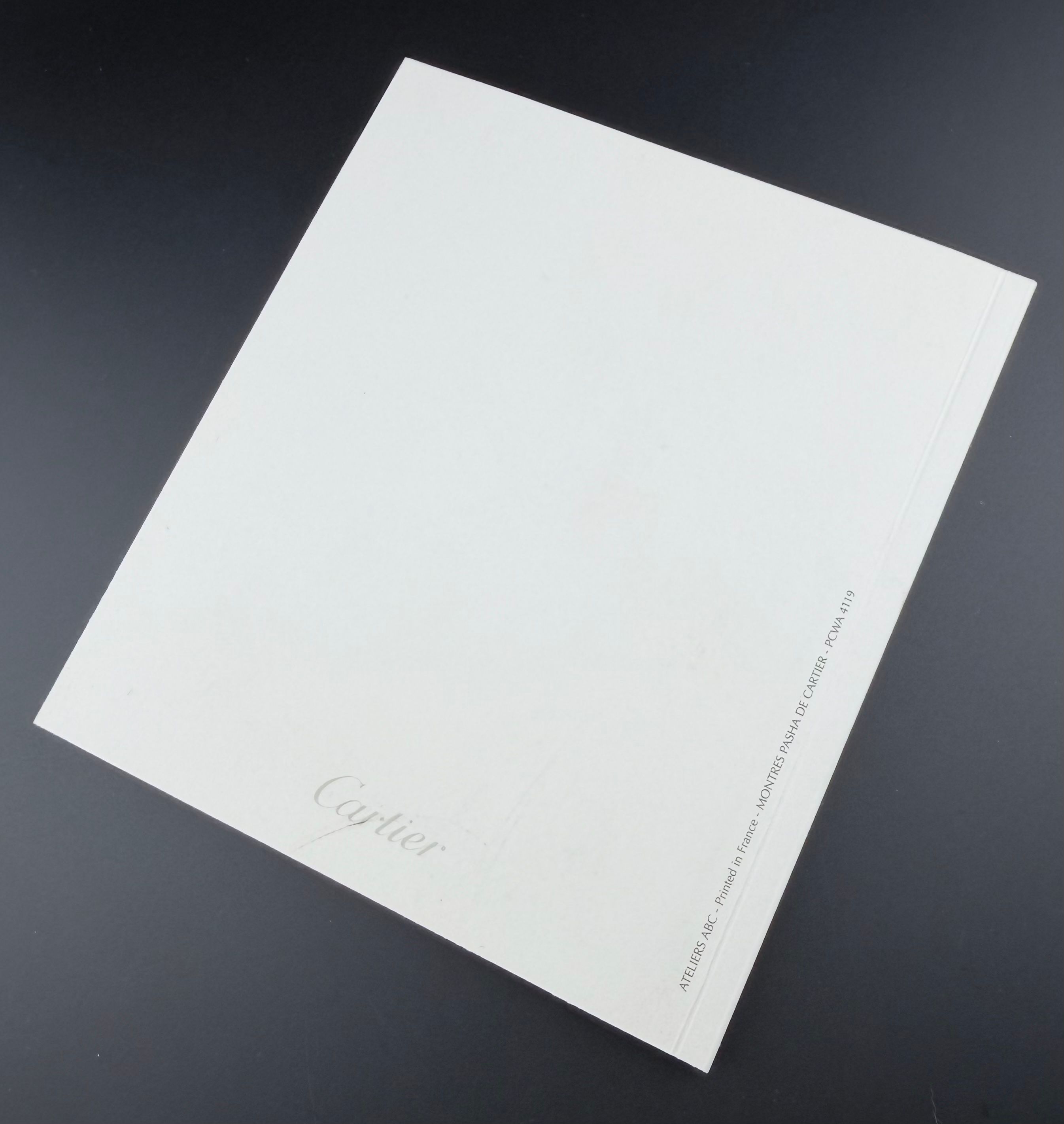Cartier libretto istruzioni Pasha — foto