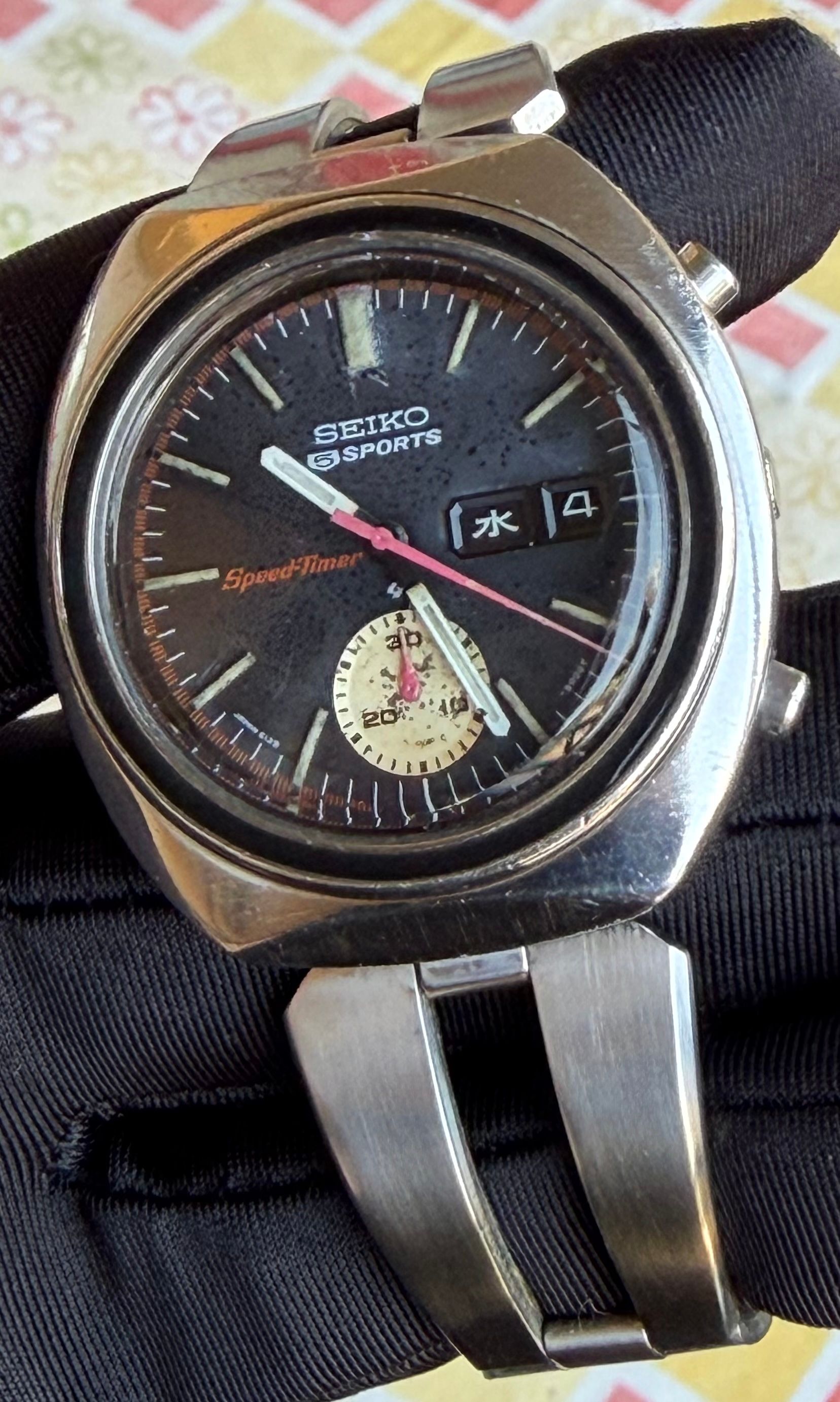 Seiko 5 Sports Speedtimer vintage