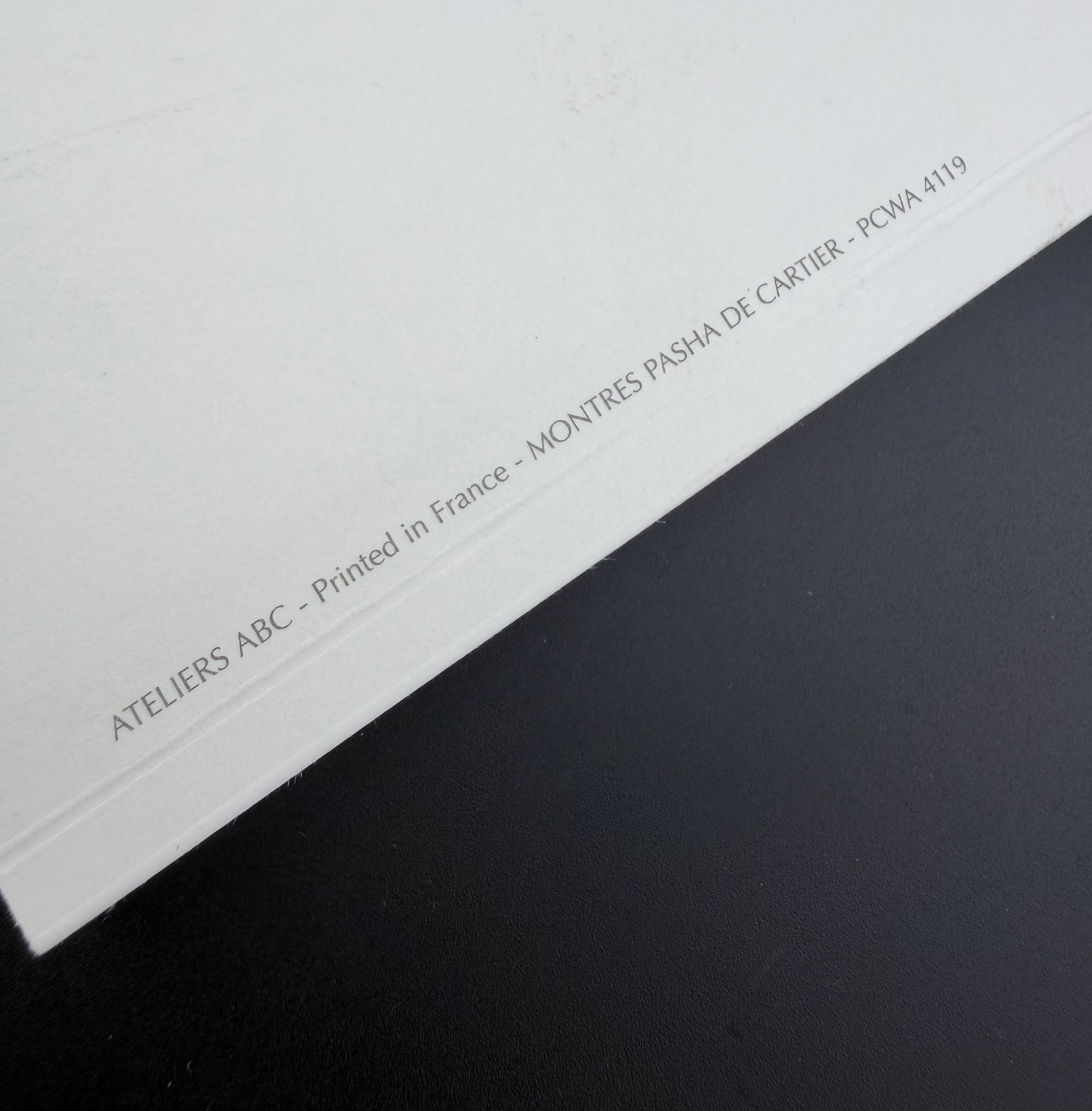 Cartier libretto istruzioni Pasha — foto