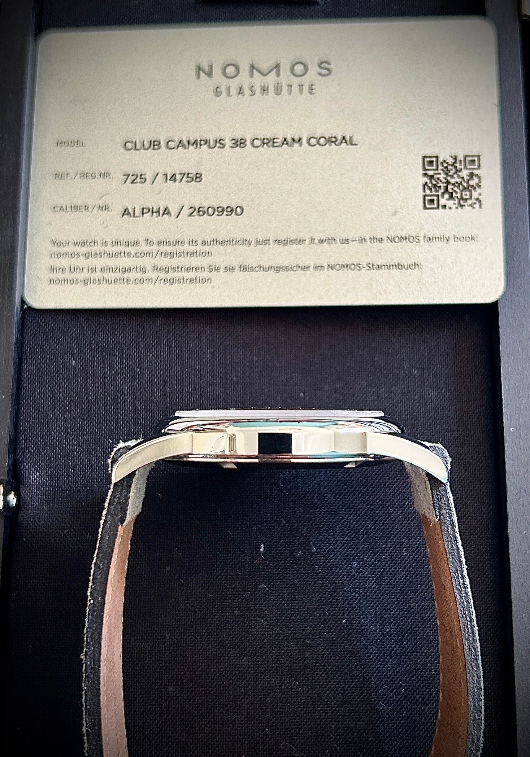 Nomos Club Campus 38,5mm  Ref. 725 — foto