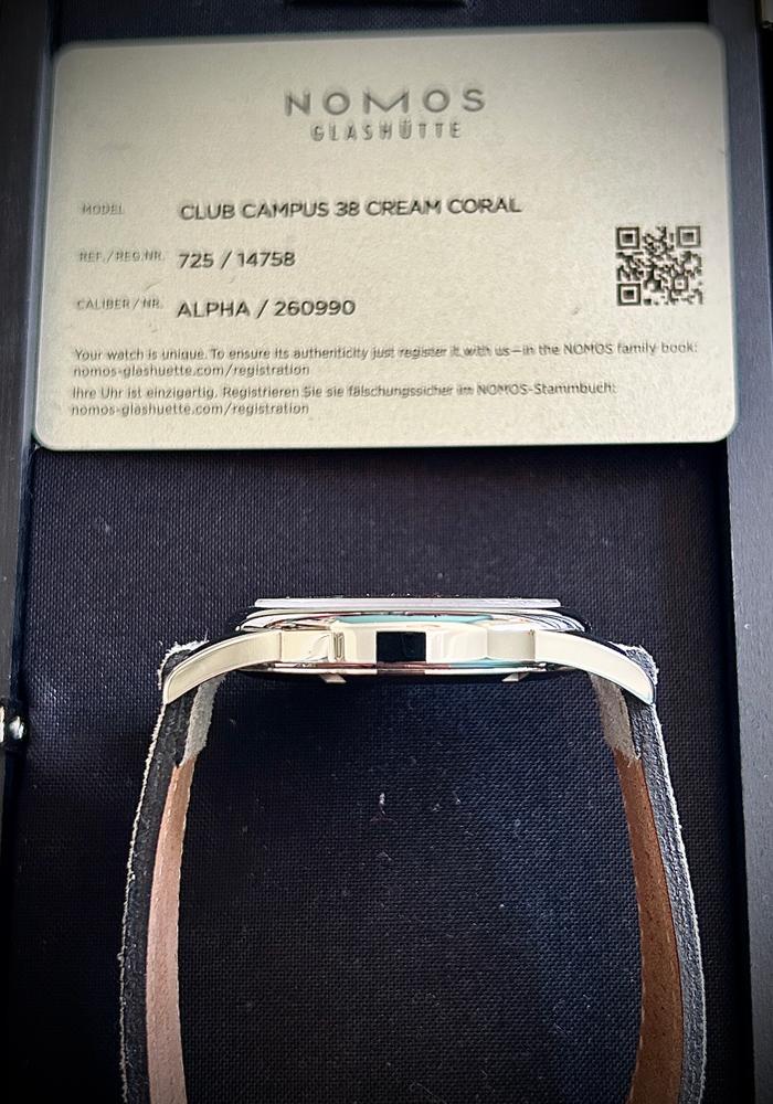 Nomos Club Campus 38,5mm Ref. 725 — foto