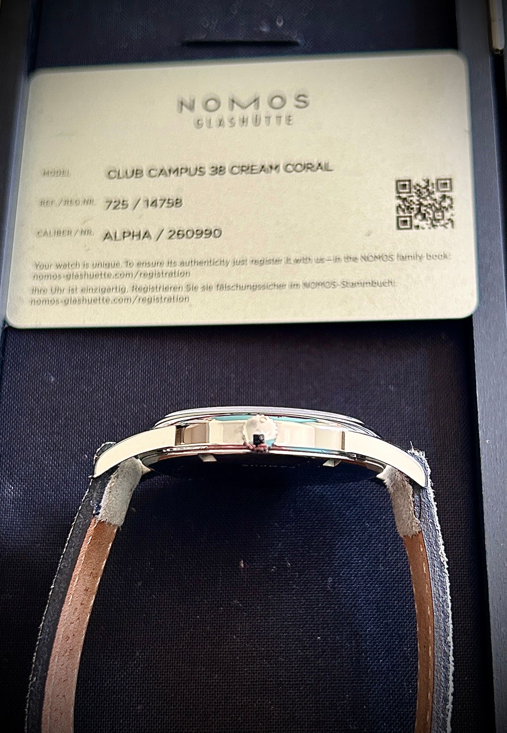 Nomos Club Campus 38,5mm  Ref. 725 — foto