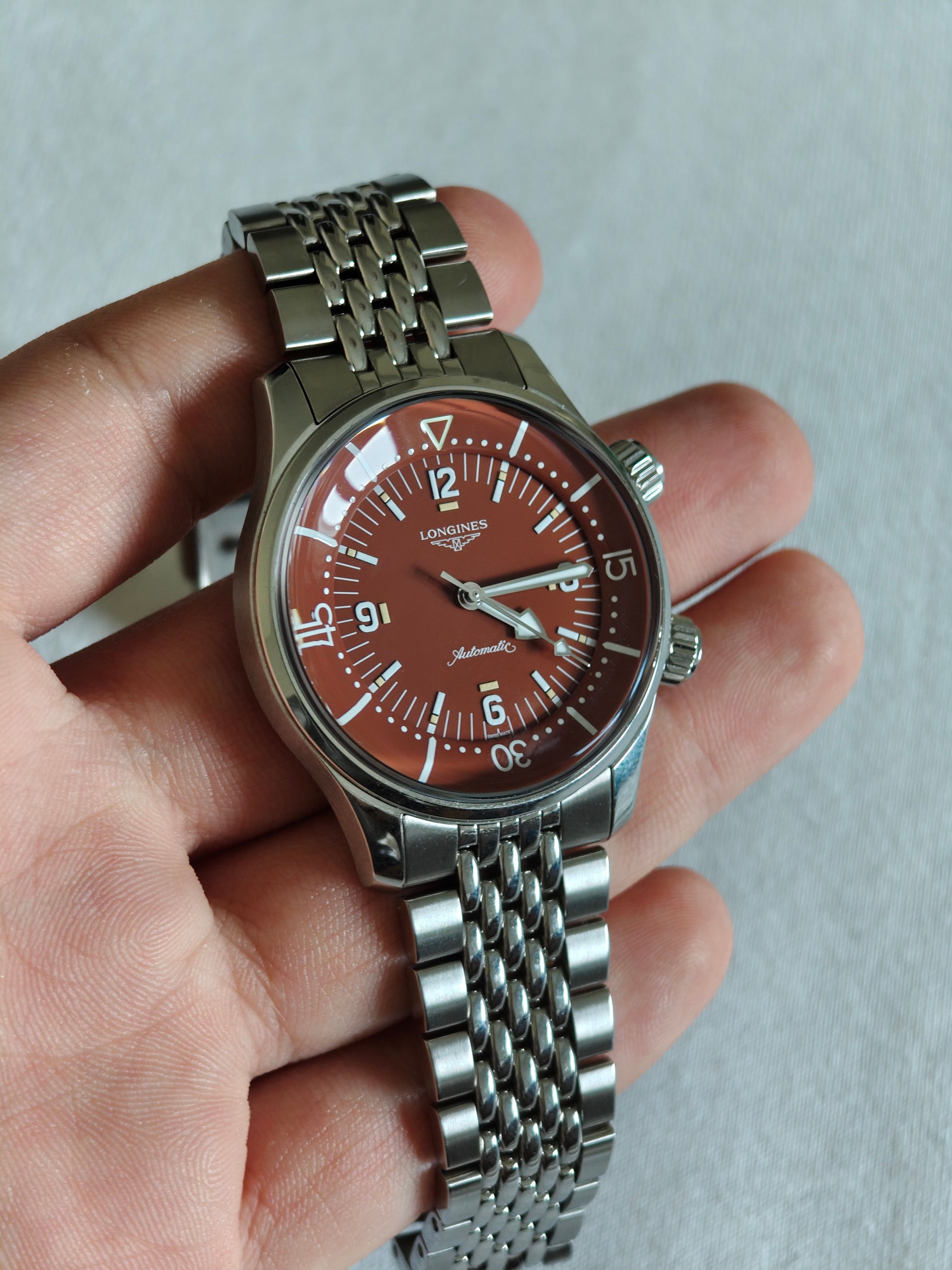 Longines Legend Diver 39 Terracotta