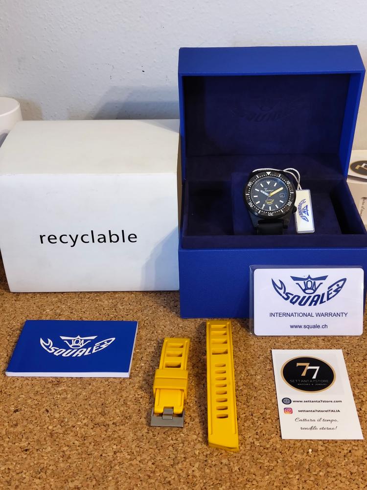 Squale T-183 Forged Carbon (Yellow) — foto