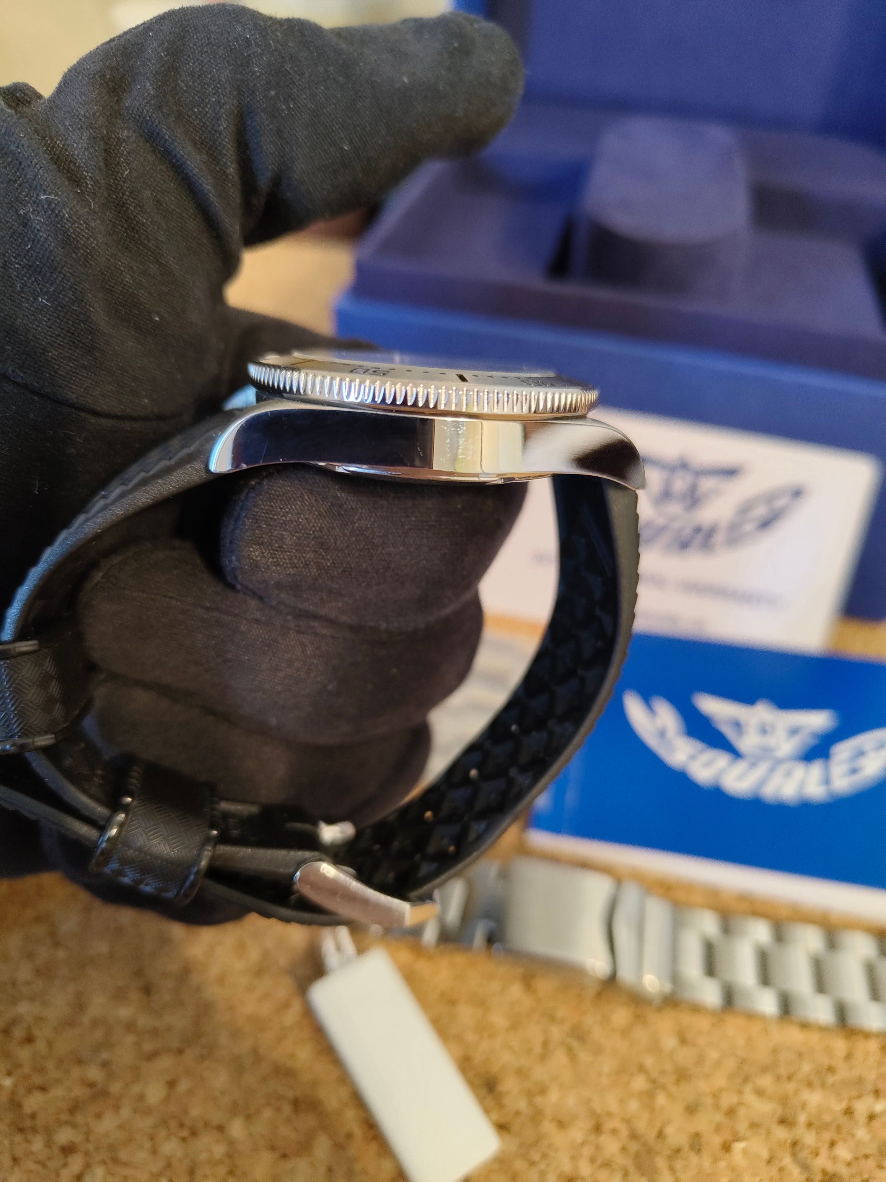 Squale 1545 Steel Black — foto