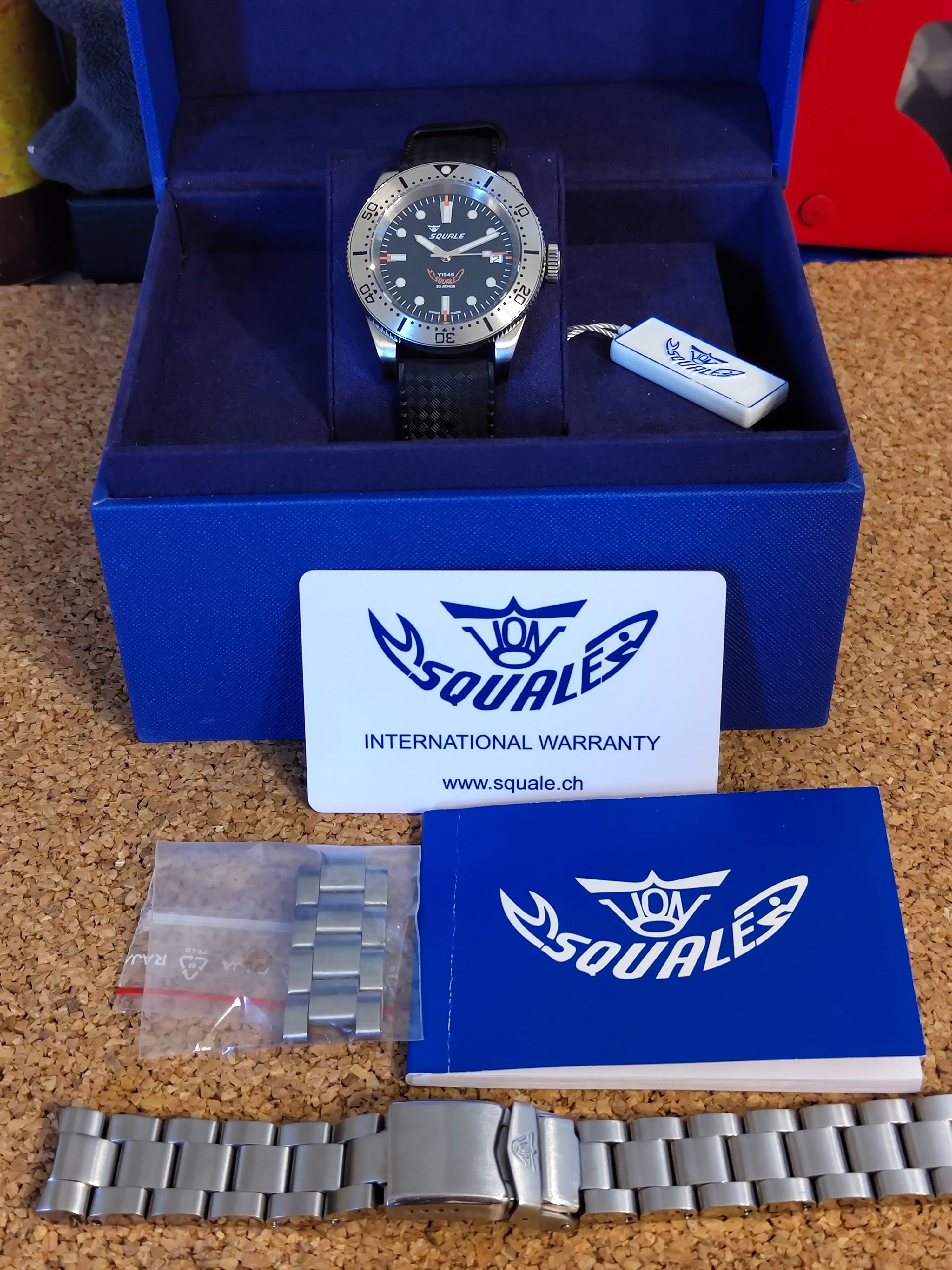 Squale 1545 Steel Black — foto