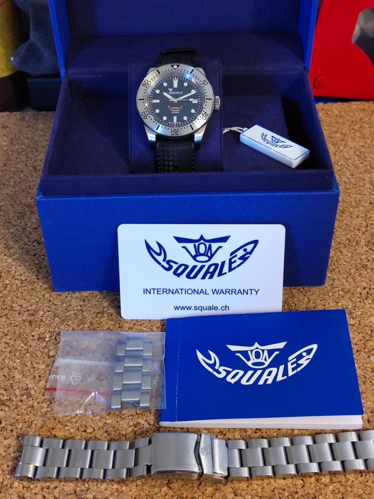 Squale 1545 Steel Black — foto