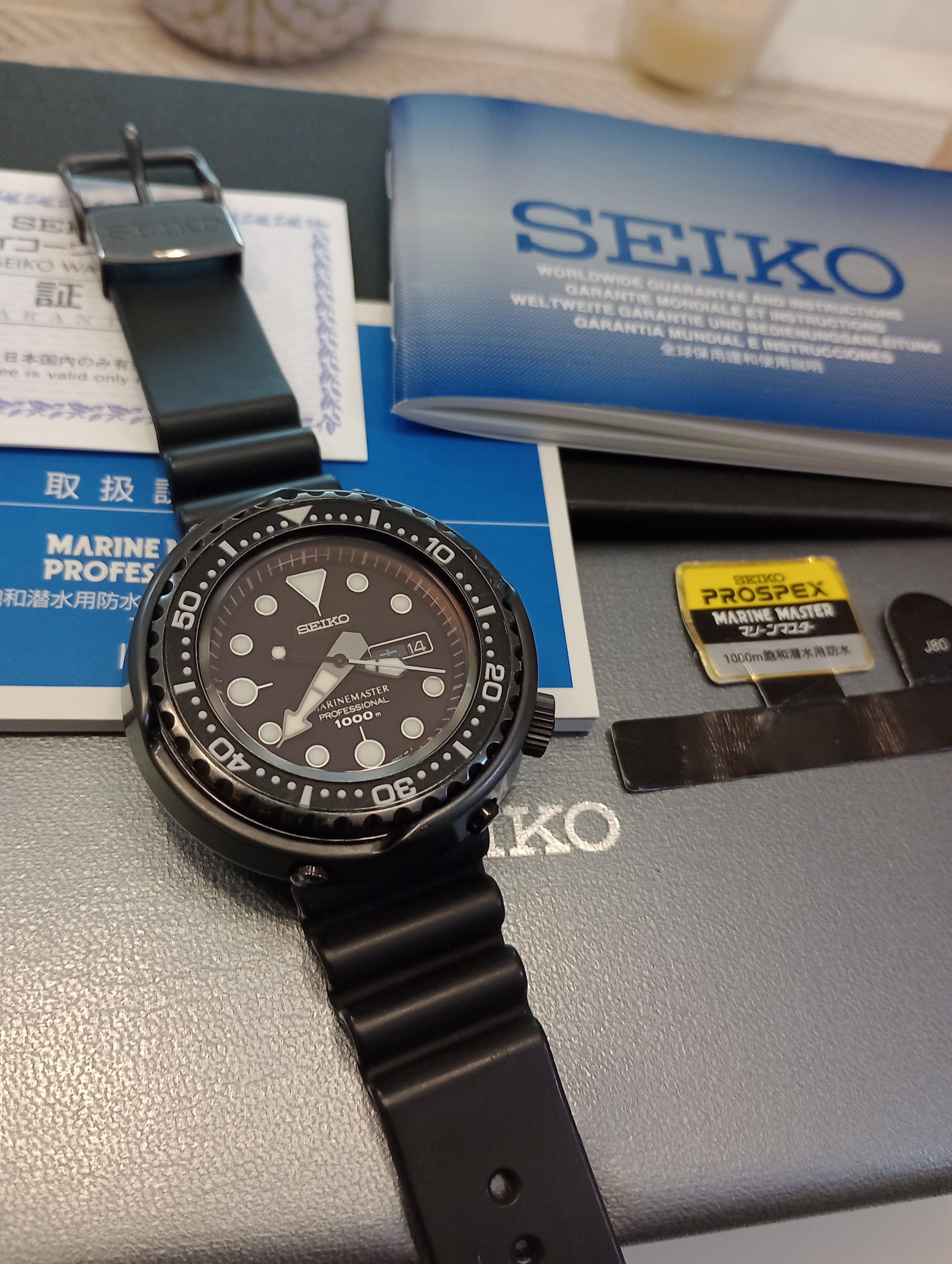 Seiko Seiko Tuna Marine master SBBN013 Darth tuna