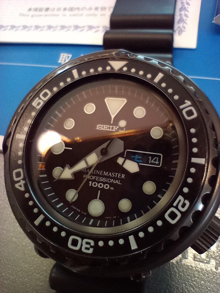 Seiko Seiko Tuna Marine master SBBN013 Darth tuna — foto
